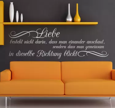 Exupery Liebe Aufkleber - TenStickers