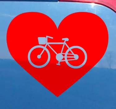 Fahrrad Liebe Aufkleber - TenStickers