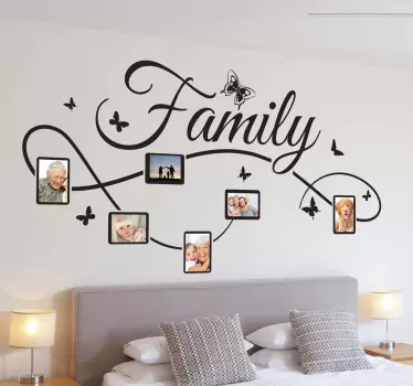 Family Fotos Aufkleber - TenStickers