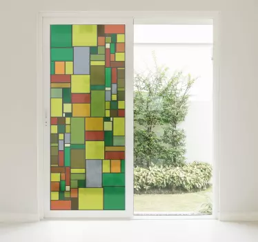 Fenster Aufkleber Dekoratives durchscheinendes Glas - TenStickers