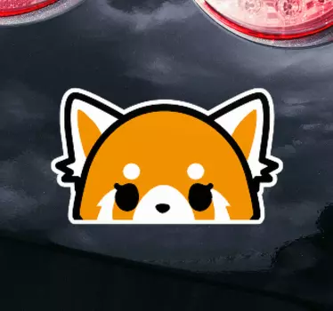 Fenster Sticker Spähen anime fuchs - TenStickers