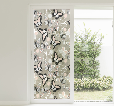 Fensterschmetterling zwei fenster aufkleber - TenStickers