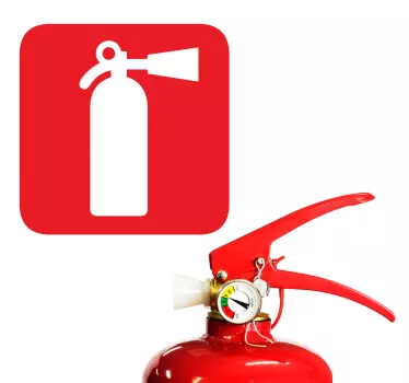 Feuerlöscher Sticker - TenStickers