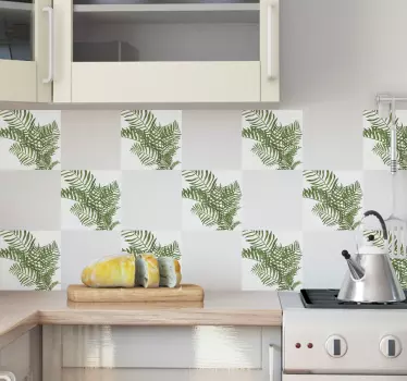 Fliesenaufkleber pflanzen - TenStickers