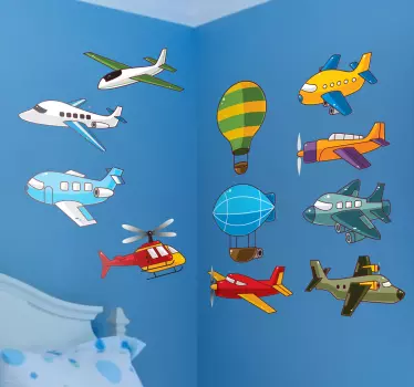 Flugzeuge Aufkleber - TenStickers