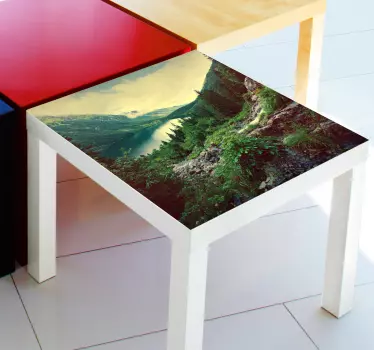 Foto Aufkleber für Tisch LACK-Serie - TenStickers