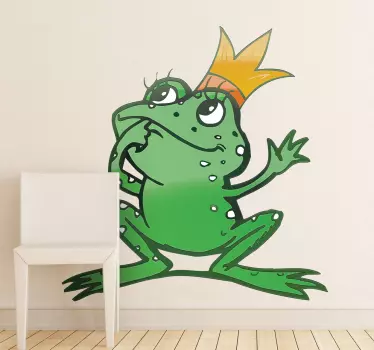 Froschkönig Märchen Aufkleber - TenStickers
