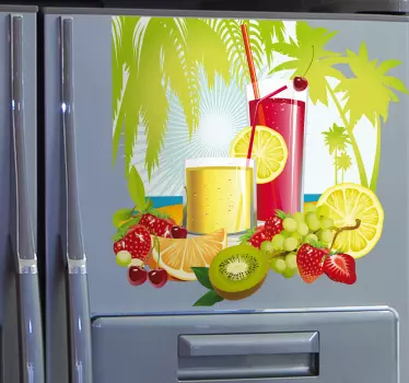 Fruchtsaft Aufkleber - TenStickers