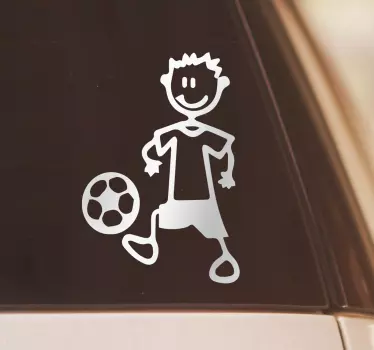Fußballspieler-fußballaufkleber - TenStickers