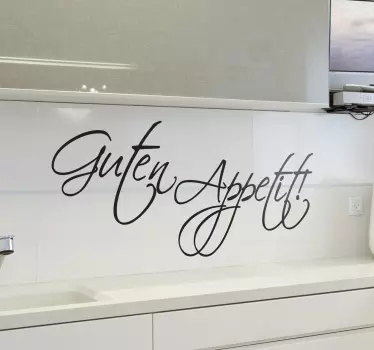 Guten Appetit Wandtattoo Küche - TenStickers