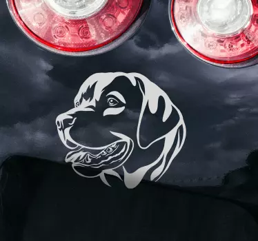 Haustier Aufkleber Rottweiller einfarbiger Aufkleber - TenStickers