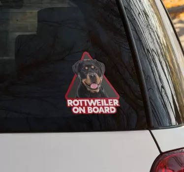 Haustier Aufkleber Rottweiller-gesichtsaufkleber - TenStickers