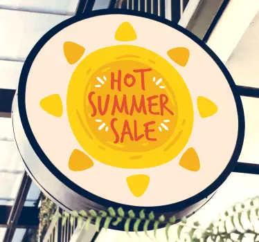 Heißer Sommer Sale Sticker - TenStickers