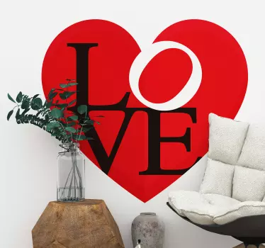 Herz Sticker Liebe - TenStickers