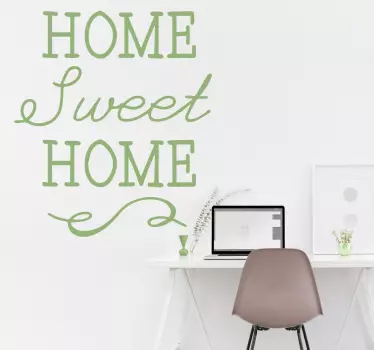 Home sweet home Wandtattoo - TenStickers