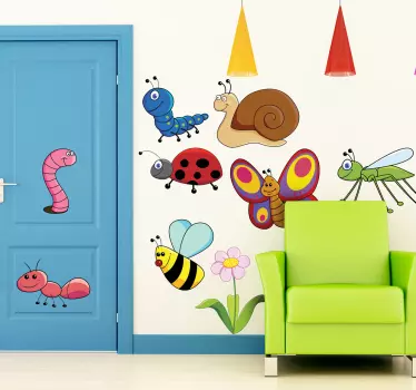 Insekten Kinder Aufkleber - TenStickers