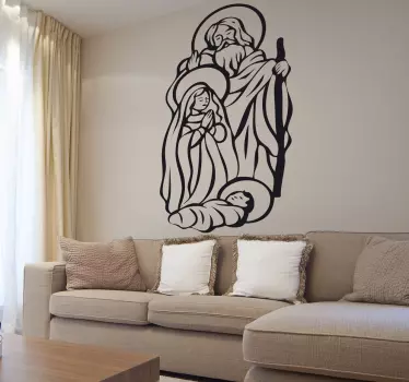 Jesuskind Aufkleber - TenStickers