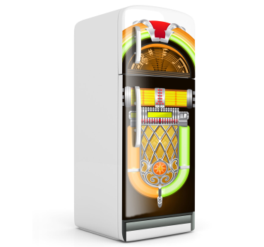 Jukebox Kühlschrank Aufkleber - TenStickers