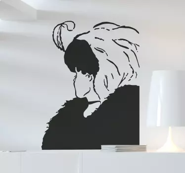 Junge oder alte Frau Wandtattoo - TenStickers