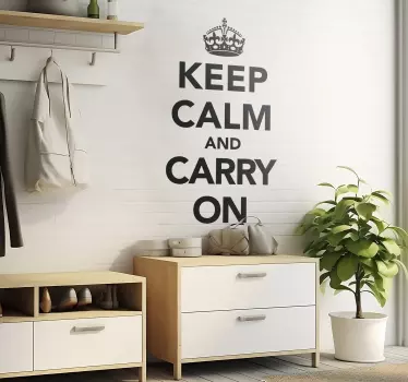 Keep Calm Aufkleber - TenStickers