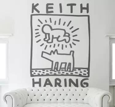 Keith Haring Aufkleber - TenStickers