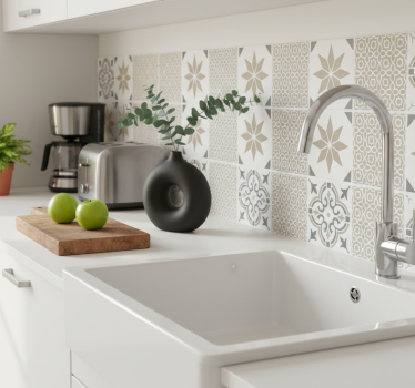 Klebefliesen sandstein marokkanisches mosaik - TenStickers