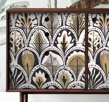 Klebefolie für Möbel Art-deco-muster - TenStickers