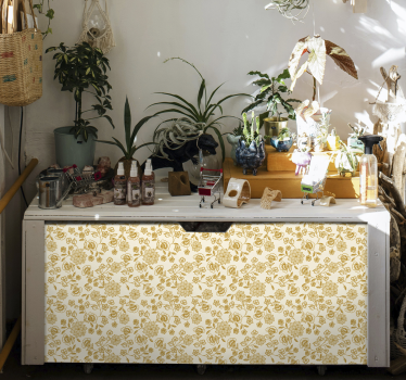 Klebefolie für Möbel Blumenherde paisley - TenStickers