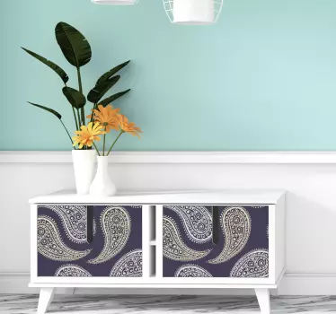 Klebefolie für Möbel Detailliertes paisley - TenStickers
