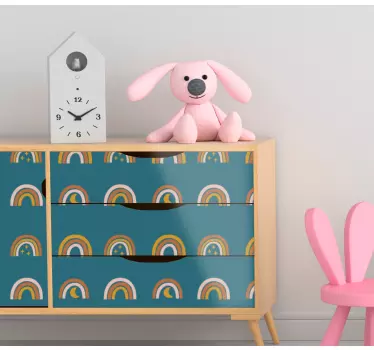 Klebefolie für Möbel Himmlischer, mystischer moderner regenbogen - TenStickers