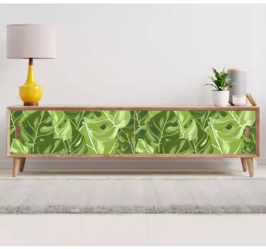 Klebefolie für Möbel Monstera-pflanzendesign - TenStickers