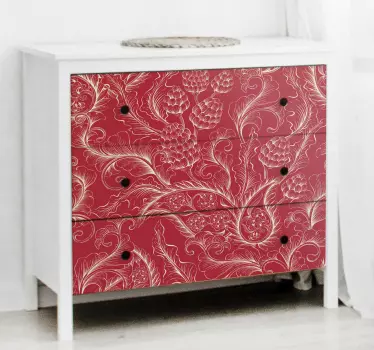 Klebefolie für Möbel Paisley illustration - TenStickers