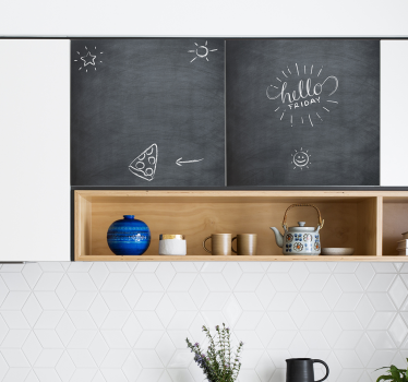 Klebefolie für Möbel Tafel Küchenschrank - TenStickers