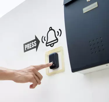 Bitte Klingeln Klebeschild - TenStickers