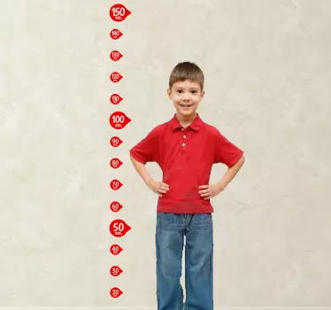 Kreise Maßband Aufkleber - TenStickers
