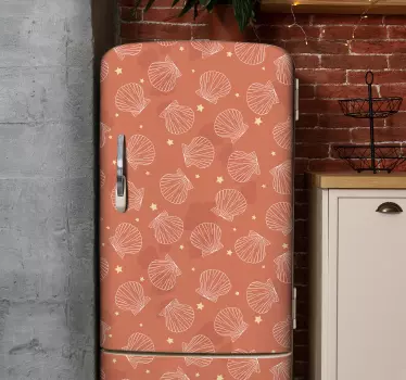 Kühlschrank Sticker Muscheln und sterne kühlschrank - TenStickers