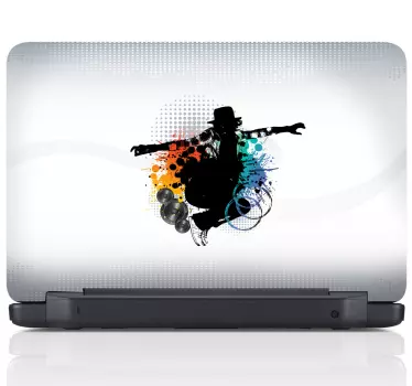 Laptop Aufkleber Street Dance - TenStickers