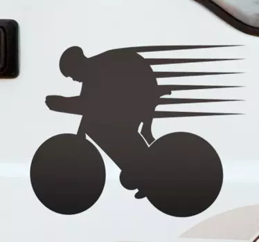 Laufen radfahren wandaufkleber - TenStickers