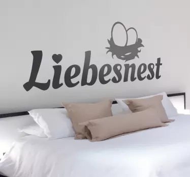 Liebesnest Aufkleber - TenStickers