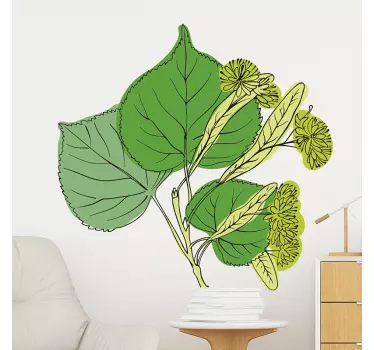 Lindenblüten Wandtattoo - TenStickers