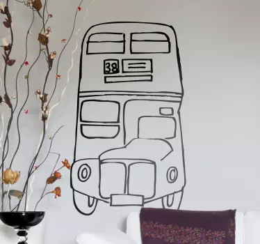 London Bus Aufkleber - TenStickers