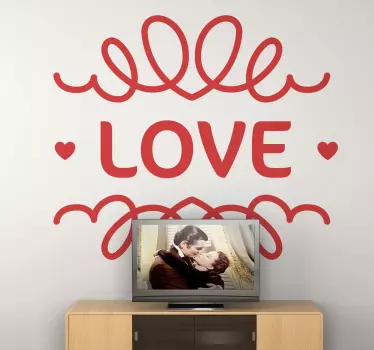 Love Vintage Aufkleber - TenStickers