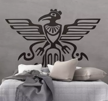 Maya Vogel Symbol Tier Wandaufkleber - TenStickers