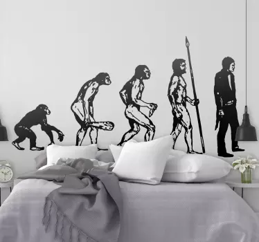 Menschliche Evolution Aufkleber - TenStickers