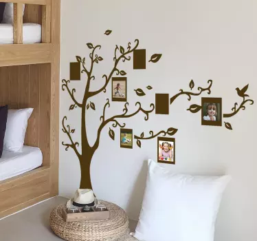 Wandtattoo Baum mit Fotos - TenStickers