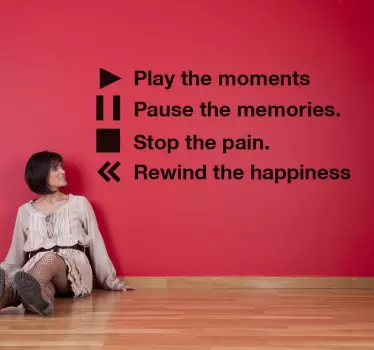 Moments Wandtattoo - TenStickers