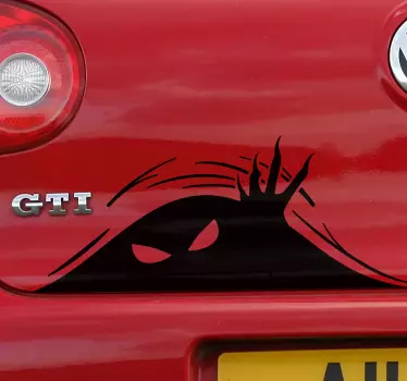 Monster im Kofferraum Autoaufkleber - TenStickers
