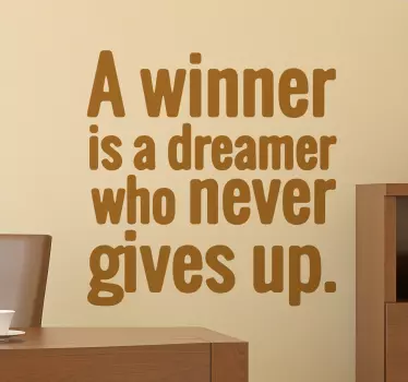 Nelson Mandela Winner Wandtattoo - TenStickers