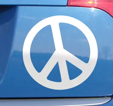 Peace Zeichen Autoaufkleber - TenStickers
