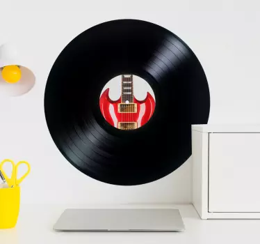 Persönliche Schallplatten Aufkleber - TenStickers